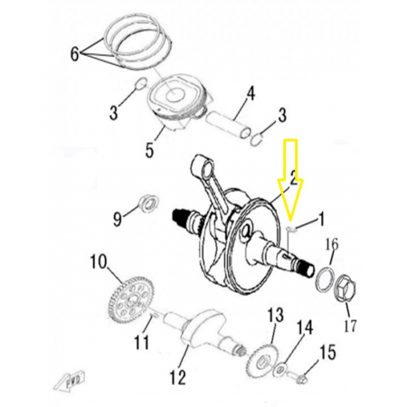 Motor - PANA MAGNETOU LINHAI 500/550/565/570