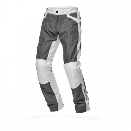 Pantaloni moto - PANTALONI MOTO ADRENALINE MESHTEC 2.0, GRI/ALB