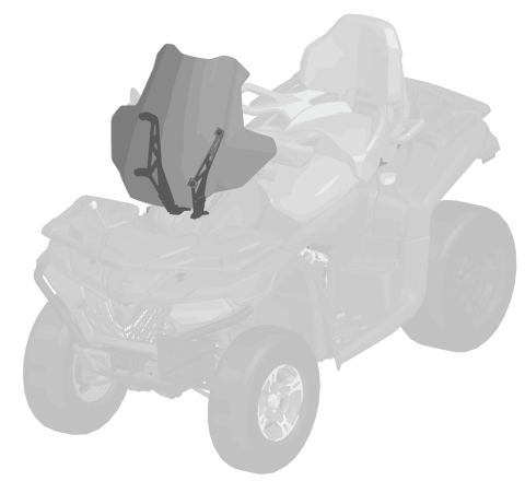 PARBRIZ CFMOTO CFORCE 400 X4 / 500 X5 2022-2026 [4]