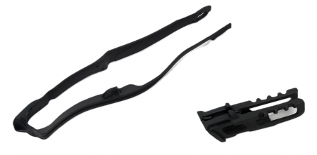 Protectii/patine/scarite - PATINA BASCULA+GHIDAJ LANT HONDA CRF 250 / CRF 450 '13 -'17, CULOARE NEGRU