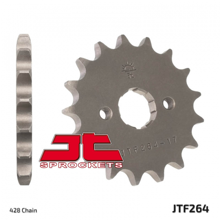 Pinion / Lant transmisie - PINION FATA KYMCO PULSAR  125 DERBI SENDA 125  PAS 428 14 / 15 / 16 DINTI