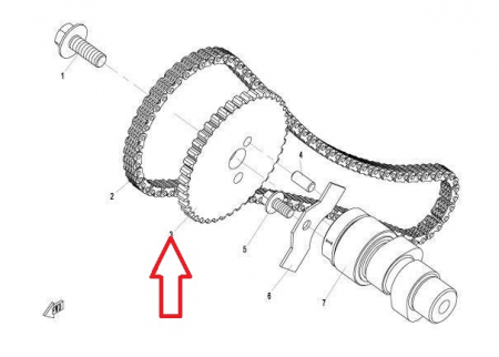 PINION AX CAME CFMOTO 0800-024006 [1]
