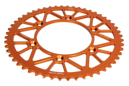 Pinion / Lant transmisie - PINION SPATE ALUMINIU KTM EXC / SX-F 200 / 300 / 450 TOATE MODELELE NR DINTI 52