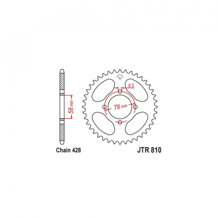 PINION SPATE GENERIC  /HYOSUNG/SUZUKI PAS 428 [2]