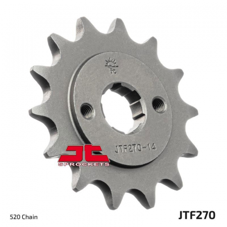 Pinion / Lant transmisie - PINION TRANSMISIE FATA  HONDA CA 125 , CB / CBX / CM / CMX 250 / SMC BAROSSA PAS LANTUL 520