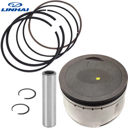 PISTON LINHAI 400cc / KIT PISTON LINHAI 400 / 420 80MM [2]