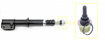 Pivot CAN-AM OUTLANDER, KAWASAKI KVF 650 '05 -'13, YAMAHA YFM 600 GRIZZLY '98 -'01 [1]