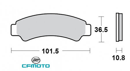 SET PLACUTE FATA CFMOTO 400/450/520/550/625/850/1000 2018-2024 [2]