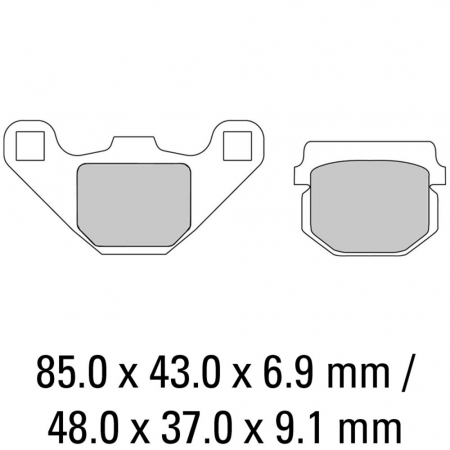 SET PLACUTE FRANA FATA SUZUKI UE 125 / 150 , RIEJU RS 50 / 125  PIAGGIO NRG 50 , LIBERTY 50 PEUGEOT VIVACITY 100 [1]