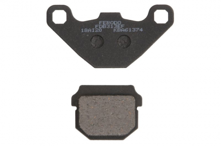 Sistem Franare - SET PLACUTE FRANA FATA SUZUKI UE 125 / 150 , RIEJU RS 50 / 125  PIAGGIO NRG 50 , LIBERTY 50 PEUGEOT VIVACITY 100