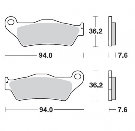 SET PLACUTE FRANA FATA KTM 125-200-250-300-350-360-380-440-500 TOATE MODELELE [1]
