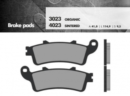 Motociclete (Piese) - PLACUTE FRANA FATA HONDA NT 650 V 02-05, VFR 800 98-05, XL 1000 V 99-03 STX 1300 02-08, GL 1800 01-16,