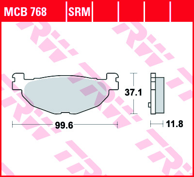 Placute frana - PLACUTE FRANA FATA/SPATE YAMAHA XP, YP 400/500/530 2004-2013