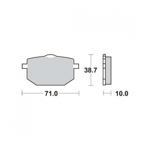 PLACUTE FRANA FATA YAMAHA XT 600 87-90 / XT600Z TENERE 86-91 [1]