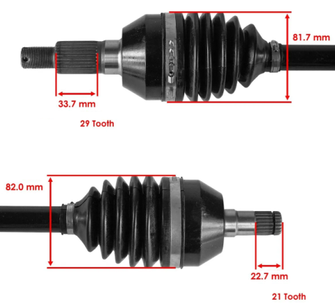 PLANETARA FATA DREAPTA CAN-AM MAVERICK X3 900 2017-2024 [2]