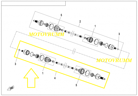 PLANETARA FATA STANGA CFMOTO 9AY0-270100 [2]