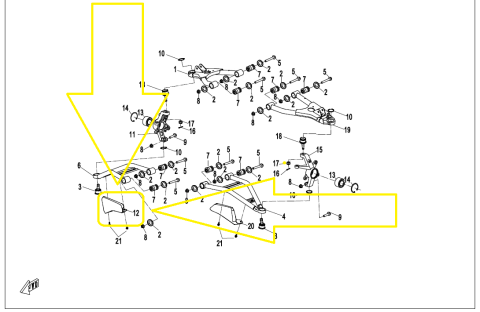 PLASTIC BRAT FATA DREAPTA CFMOTO CFORCE 850/1000 2017-2025 [1]