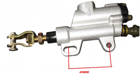 Sistem franare - POMPA FRANA SPATE MOTOCROSS /  MOTOCILETE UNIVERSALA CU REZERVOR LICHID INCLUS