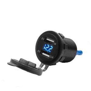 Butoane / comenzi - PRIZA USB (AFISAJ TENSIUNE) 12/24VOLTI