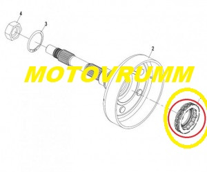 RULMENT FRANA MOTOR CFMOTO 500 / 600 / 625 / 800 / 820 2007-2017 ORIGINAL [4]