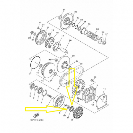 RULMENT FRANA MOTOR SUZUKI LT-A/LT-F 400/500/700/750 YAMAHA YFM400/450/550/700 07-18 [3]