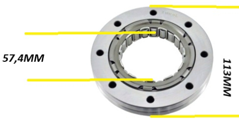 RULMENT PORNIRE POLARIS PREDATOR 500 2003-2007 / OUTLAW 500 2006-2007 [2]