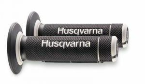 Mansoane - SET MANSOANE MOTOCROSS HUSQVARNA NEGRE / ALB