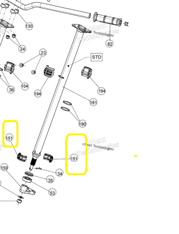 SEMI BUCSA GHIDON CAN-AM OUTLANDER 450/500/570 2015-2023 [2]