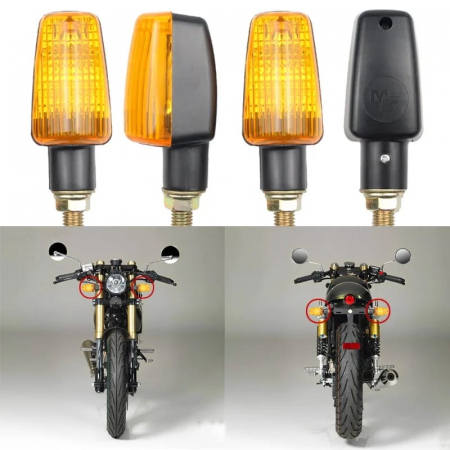 Stop - SEMNALIZARI MOTO / ATV CU BEC ORANGE ( UNIVERSALE )