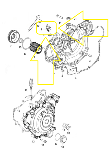 ATV-uri (Piese) - SENZOR PRESIUNE ULEI CFMOTO NK 125 2025->
