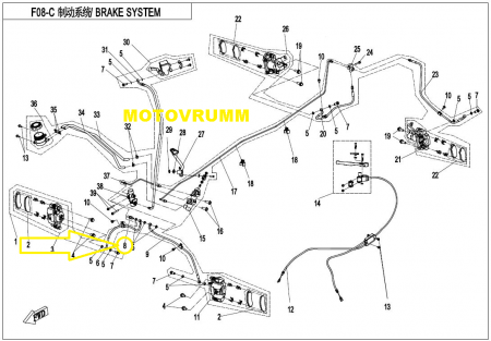 SENZOR STOP FRANA CFMOTO (euro 4) 400/450/500/600/625/800/1000 [1]