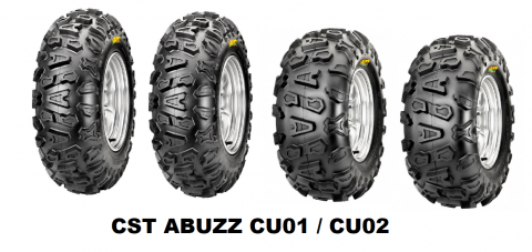 SET CAUCIUCURI FATA -SPATE CFMOTO 25X8-12 25X10-12 CST ABUZZ M+S [1]