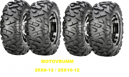 Accesorii - SET CAUCIUCURI FATA -SPATE CFMOTO 25X8-12 25X10-12  BULLDOG / MAXXIS BIG HORN
