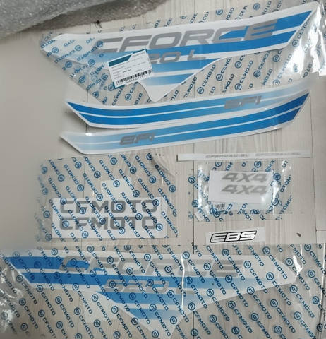 ATV-uri (Piese) - SET COMPLET STICKERE CFMOTO CFORCE 500 X5 2022-2024