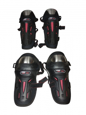 SET GENUNCHERE CU COTIERE MOTO / ATV-URI ADULTI UNIVERSALE [1]