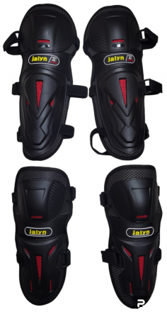SET GENUNCHERE+COTIERE MOTO UNIVERSALE REGLABILE [1]