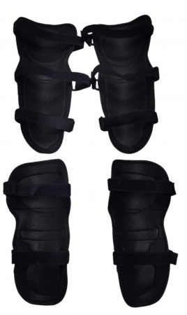 SET GENUNCHERE+COTIERE MOTO UNIVERSALE REGLABILE [2]