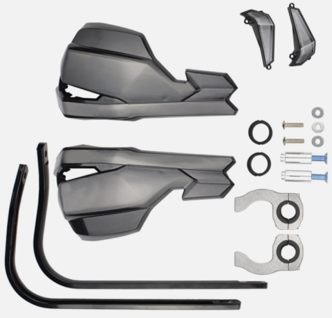 ATV-uri (Piese) - SET HANDGUARDURI MOTO/ATV CU SEMNALIZARI LED