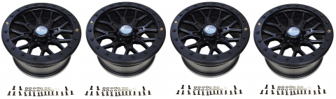 Accesorii - SET JANTE BEADLOCK CFMOTO , YAMAHA , SUZUKI , KAWASAKI 4X110 / 14