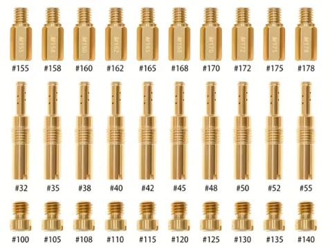 Componente carburator - SET  JICLOARE CARBURATOR MAIN JET / PILOT JET (PWK,KEIHIN,OKO,CVK,PWM) MAIN JET 155-178
