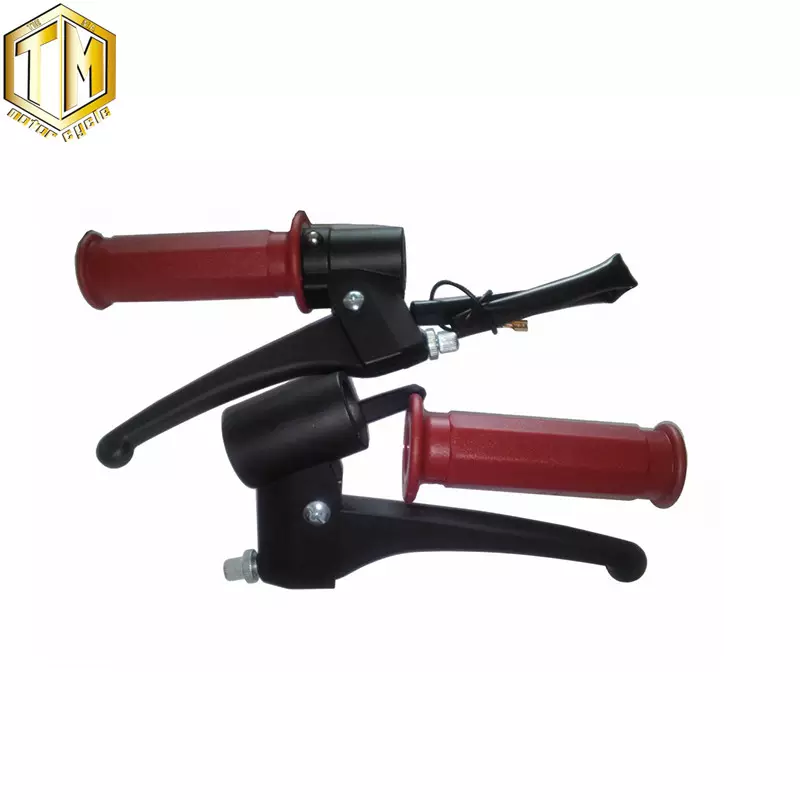 Piese scuter - SET MANETE COMPLETE STANGA SI DREAPTA PIAGIO CIAO / SI : DE CULOARE NEGRU