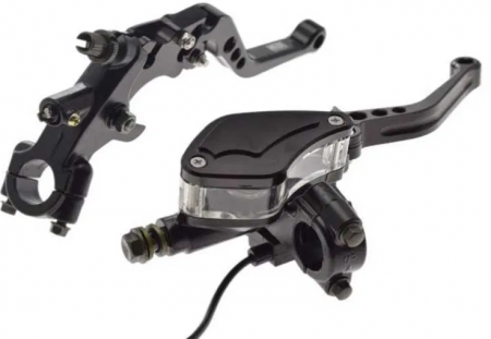 SET MANETE MOTO UNIVERSALE NEGRE POMPA FRANA+MANETA AMBREAJ [1]