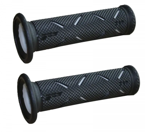 Mansoane - SET MANSOANE MOTOCROSS UNIVERSALE 22MM-25MM LUNGIME 122MM NEGRU (​​​​​​​Model 717)
