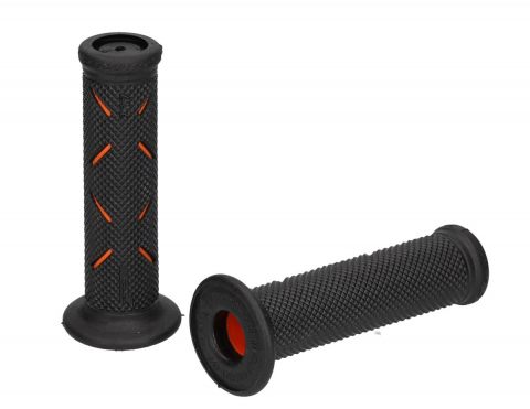 Mansoane - SET MANSOANE MOTOCROSS UNIVERSALE 22MM-25MM LUNGIME 122MM NEGRU (​​​​​​​Model 717)