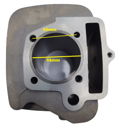 Piese scuter - SET MOTOR CROS XY140 56MM BOLT 13