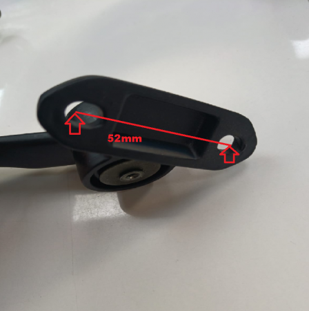Oglinzi - Set Oglinzi cu prindere pe ghidon distana prindere 52mm