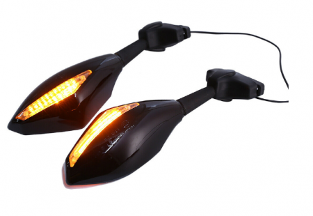 OGLINZI MOTO UNIVERSALE CU SEMNALIZARI INCLUSE (PRINDERI IN CARENA) CBR 125/500/600 NINJA 250 /YAMAHA YZF R1 / R6 [1]