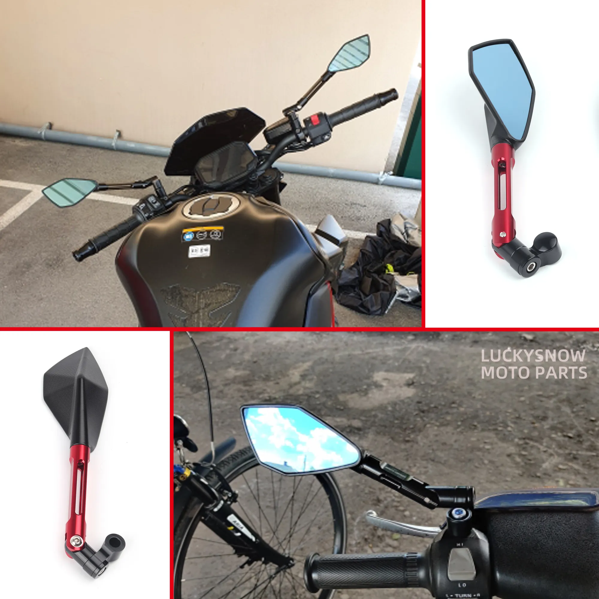 SET OGLINZI UNIVERSALE MOTO  / ATV / QUAD / SCUTER [3]