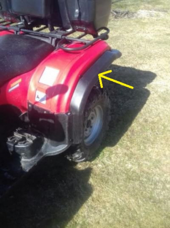 CF MOTO 500 - SET OVERFENDERE CFMOTO 500 -2A 2008-2014