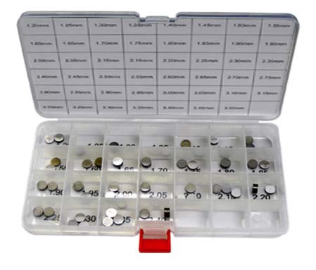 Supape - SET PASTILE DISTRIBUTIE KTM 8,90 DE LA 1,72 LA 2,60 FIECARE 0,04MM 3 BUC. ( TOTAL 69 BUC )
